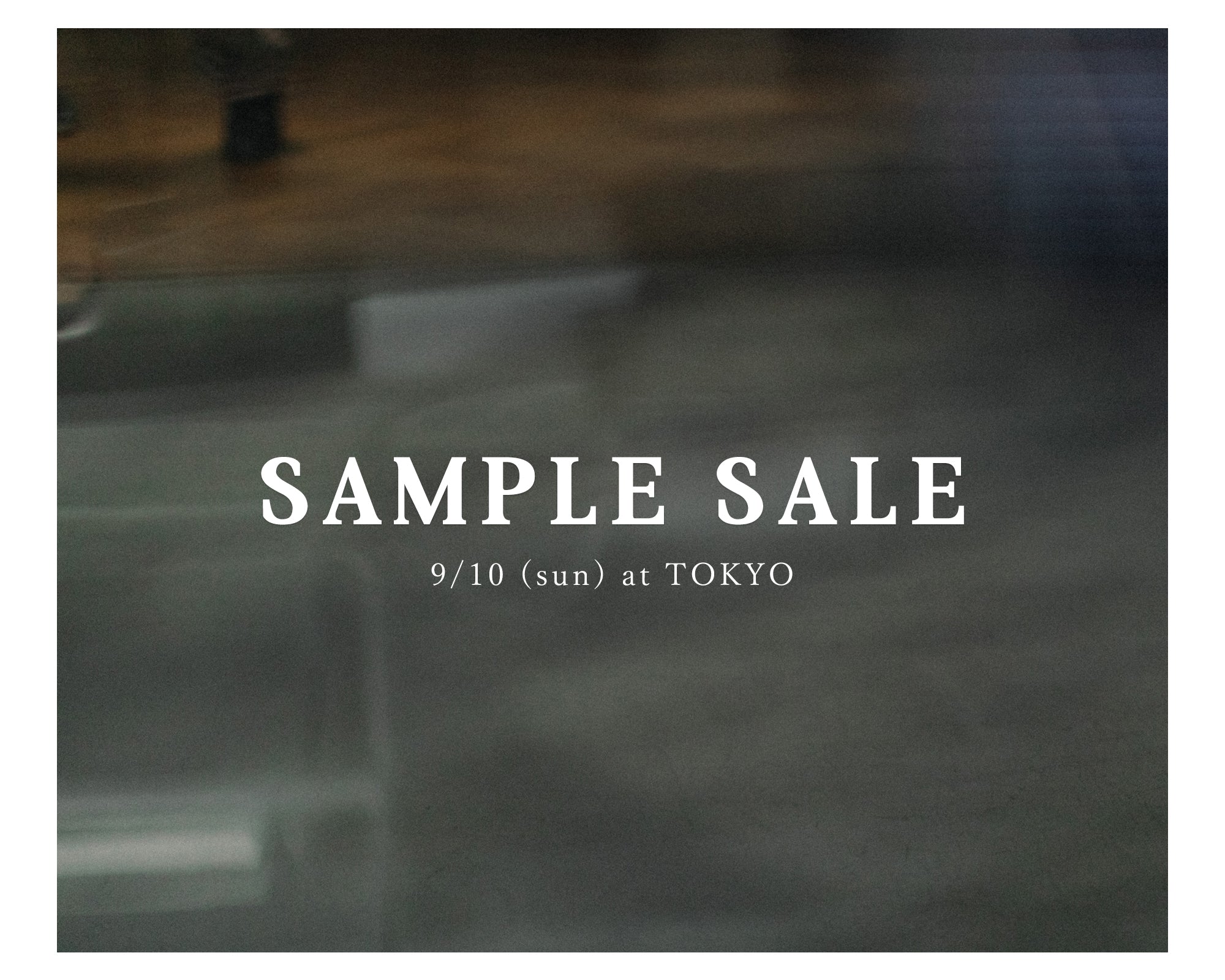 SAMPLE SALE