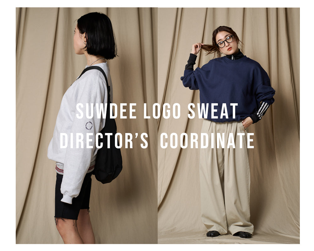 SUWDEE logo sweat director`s coordinate