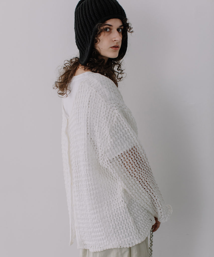 【新品】rurumu: カーディガン　crochet motif knit CD肩幅身幅はどれくらいでしょうか